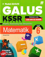 [TOPBOOKS Sasbadi] Modul Aktiviti Galus Matematik Tahun 6 KSSR Semakan (2026)