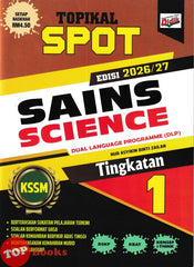 [TOPBOOKS Ilmu Didik] Topikal Spot Sains Tingkatan 1 KSSM DLP (2026)