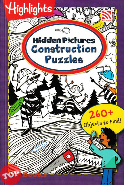[TOPBOOKS Pelangi Kids] Highlights Hidden Pictures Construction Puzzles