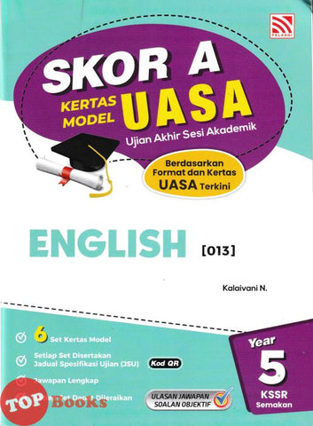 [TOPBOOKS Pelangi] Skor A Kertas Model UASA English Year 5 KSSR Semakan (2025)