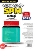 [TOPBOOKS Ilmu Bakti] Kertas Model Aspirasi A+ SPM Biologi Dwibahasa (2025)