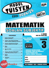 [TOPBOOKS Ilmu Didik] Modul Tuisyen Matematik Soalan Subjektif Tahun 3 Semakan KSSR DLP (2024)