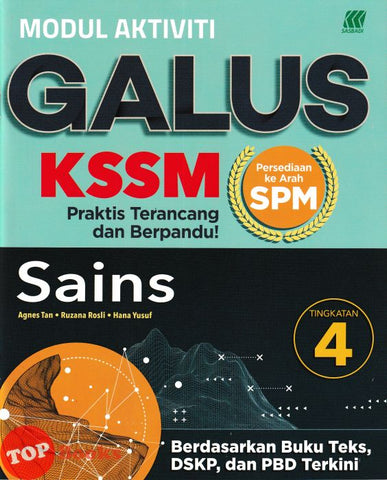 [TOPBOOKS Sasbadi] Modul Aktiviti Galus UASA Sains Tingkatan 4 KSSM (2025)