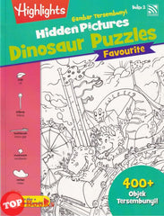 [TOPBOOKS Pelangi Kids] Highlights Gambar Tersembunyi Hidden Pictures Dinosaur Puzzles Favourite Buku 2 (English & Malay)