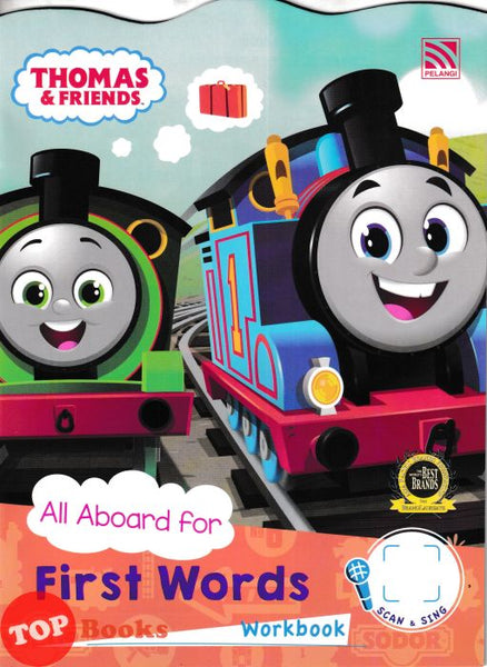 [TOPBOOKS Pelangi Kids] Thomas & Friends All Aboard For Workbook First Words
