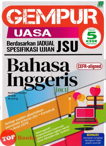 [TOPBOOKS Sasbadi] Gempur UASA JSU Bahasa Inggeris CEFR-Aligned Tahun 5 KSSR Semakan (2026)