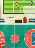 [TOPBOOKS Pelangi Kids] Sticker Play Set Play Anywhere You Like! Popular Sports Fun With Popular Sports
