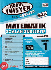 [TOPBOOKS Ilmu Didik] Modul Tuisyen Matematik Soalan Subjektif Tahun 1 Semakan KSSR DLP (2024)