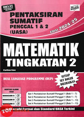 [TOPBOOKS Ilmu Didik] Pentaksiran Sumatif UASA Matematik Tingkatan 2 KSSM DLP (2024)