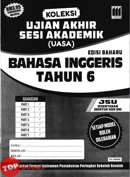 [TOPBOOKS Vision] Koleksi Ujian Akhir Sesi Akademik Bahasa Inggeris Tahun 6 (2026)