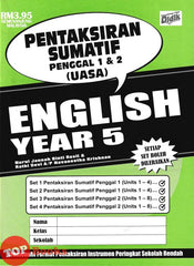 [TOPBOOKS Ilmu Didik] Pentaksiran Sumatif UASA English Year 5 KSSR (2024)