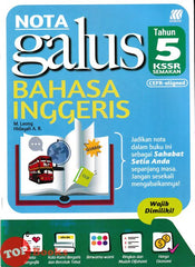 [TOPBOOKS Sasbadi] Nota Galus Bahasa Inggeris CEFR-Aligned Tahun 5 KSSR Semakan (2025)