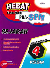 [TOPBOOKS Cemerlang] Hebat Kertas Model Pra-SPM Sejarah Tingkatan 4 (2026)