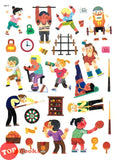 [TOPBOOKS Pelangi Kids] Sticker Play Set Play Anywhere You Like! Popular Sports Fun With Popular Sports