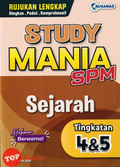 [TOPBOOKS Nusamas] Study Mania Sejarah Tingkatan 4 5 (2024)