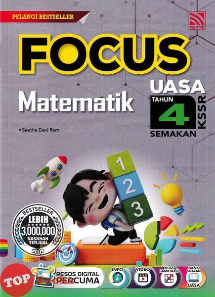 [TOPBOOKS Pelangi] Focus UASA Matematik Tahun 4 KSSR Semakan (2024)