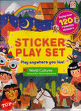 [TOPBOOKS Pelangi Kids] Sticker Play Set Play Anywhere You Like! World Cultures Around The World Adventures