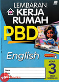 [TOPBOOKS Sasbadi] Lembaran Kerja Rumah PBD English CEFR-Aligned Year 3 KSSR Semakan (2024)