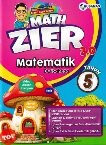 [TOPBOOKS Nusamas] Math Zier 3.0 Matematik Tahun 5 KSSR Dwibahasa (2025)