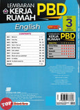 [TOPBOOKS Sasbadi] Lembaran Kerja Rumah PBD English CEFR-Aligned Year 3 KSSR Semakan (2024)