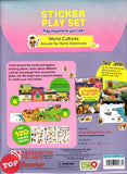 [TOPBOOKS Pelangi Kids] Sticker Play Set Play Anywhere You Like! World Cultures Around The World Adventures