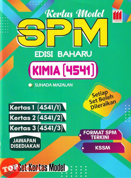 [TOPBOOKS Vision] Kertas Model SPM Kimia 4541 KSSM Dwibahasa (2025)