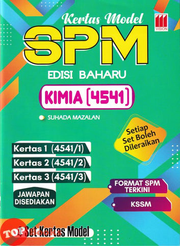 [TOPBOOKS Vision] Kertas Model SPM Kimia 4541 KSSM Dwibahasa (2025)