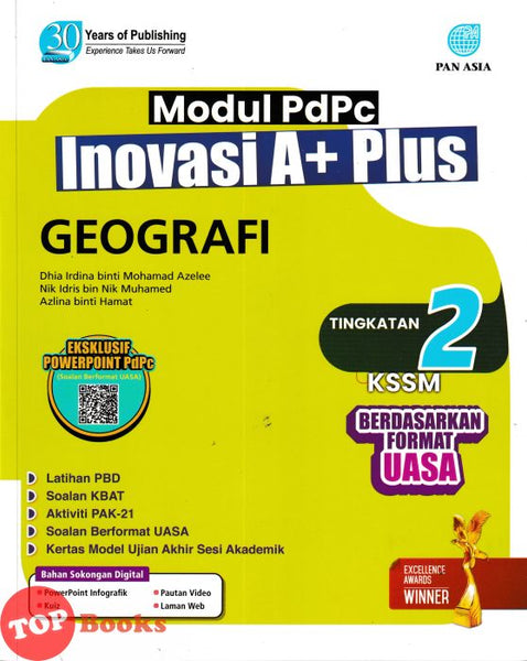 [TOPBOOKS Pan Asia] Modul PdPc Inovasi A+ Plus Geografi Tingkatan 2 KSSM (2026)
