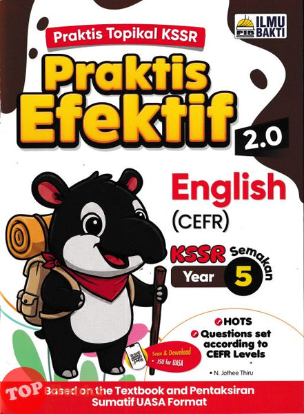 [TOPBOOKS Ilmu Bakti] Praktis Efektif 2.0 English CEFR Year 5 KSSR Semakan (2026)