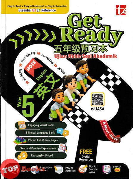 [TOPBOOKS Tunas Pelangi] Get Ready UASA English Year 5 五年级预习本 英文5 (2026)