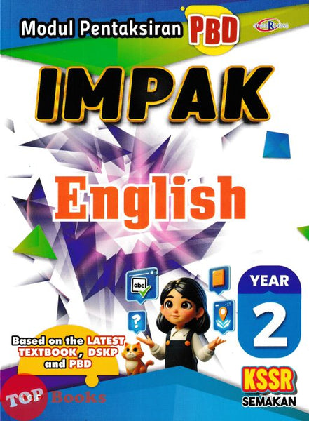 [TOPBOOKS Cemerlang] Modul Pentaksiran PBD Impak English year 2 KSSR Semakan (2026)