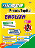 [TOPBOOKS Cemerlang] Step By Step Praktis Topikal English Form 2 KSSM (2026)