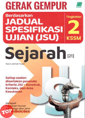 [TOPBOOKS Sasbadi] Gerak Gempur JSU Sejarah Tingkatan 2 KSSM (2025)