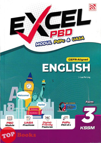 [TOPBOOKS Pelangi] Excel PBD English CEFR-Aligned Form 3 KSSM (2026)