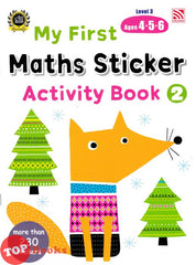 [TOPBOOKS Pelangi Kids] My First Maths Sticker Activity Book 2 Level 3 Ages 4, 5, 6 (2024)