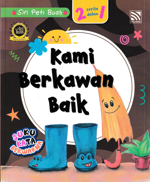 [TOPBOOKS Pelangi Kids] Siri Peti Buah 10 Kami Berkawan Baik Suku Kata Berwarna