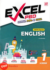 [TOPBOOKS Pelangi] Excel PBD English CEFR-Aligned Form 1 KSSM (2026)