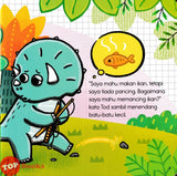 [TOPBOOKS Pelangi Kids] Siri Dani Dino Dan Rakan-Rakan Buku Tabiat Baik Pancing Baharu Tod (2024)