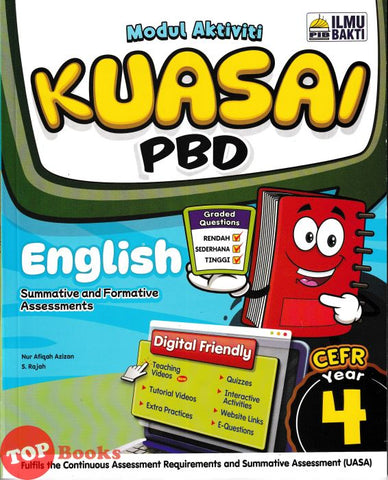 [TOPBOOKS Ilmu Bakti] Modul Aktiviti Kuasai PBD English CEFR Year 4 KSSR (2025)