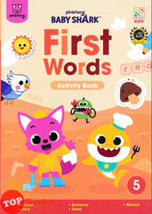 [TOPBOOKS Pelangi Kids] Pinkfong Baby Shark First Words Activity Book 5 (2024)