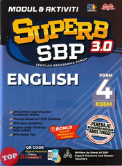 [TOPBOOKS Mahir] Modul & Aktiviti Superb 3.0 SBP English Form 4 KSSM (2025)