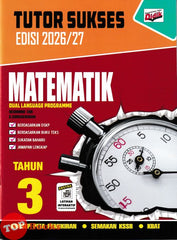 [TOPBOOKS Ilmu Didik] Tutor Sukses Matematik Tahun 3 Semakan KSSR DLP (2026)