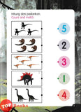 [TOPBOOKS SSM Kids] Tambah Bersama Dinosaurs Buku 1 Umur 4-5 Tahun Dwibahasa