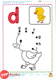 [TOPBOOKS Kohwai Kids] Preschool Dot To Dot a To z Small Letters KSPK