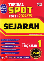 [TOPBOOKS Ilmu Didik] Topikal Spot Sejarah Tingkatan 1 KSSM (2024)