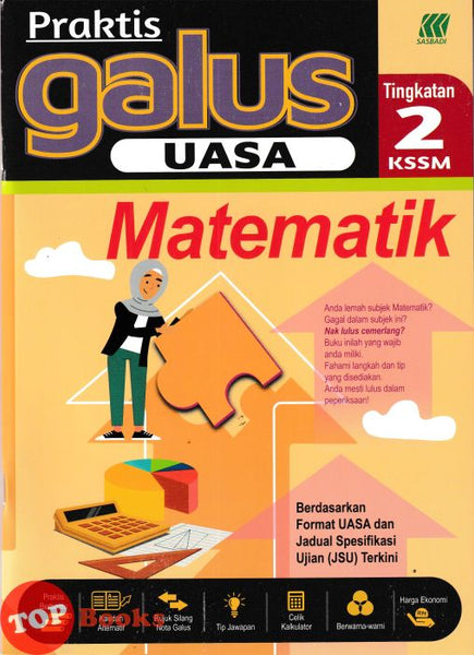 [TOPBOOKS Sasbadi] Praktis Galus UASA Matematik Tingkatan 2 KSSM (2026)