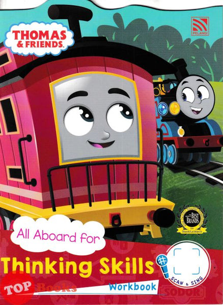 [TOPBOOKS Pelangi Kids] Thomas & Friends All Aboard For Workbook Thinking Skills