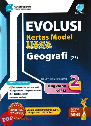 [TOPBOOKS Pan Asia] Evolusi Kertas Model UASA Geografi Tingkatan 2 KSSM (2024)