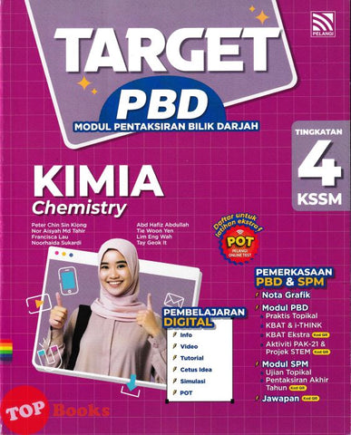 [TOPBOOKS Pelangi] Target PBD Kimia Tingkatan 4 KSSM Dwibahasa (2025)
