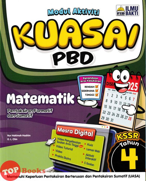 [TOPBOOKS Ilmu Bakti] Modul Aktiviti Kuasai PBD Matematik Tahun 4 KSSR (2025)